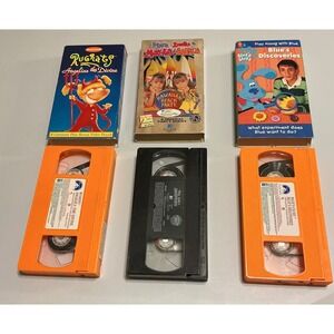VTG 90s VHS Lot Nickelodeon Rugrats Blues Clues  Mary Kate Ashley No Mold